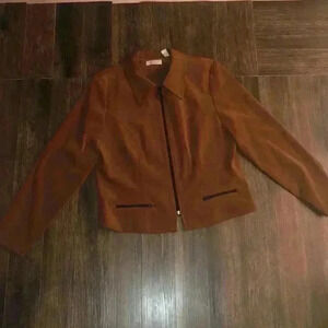 Camel colored jacket, 14
